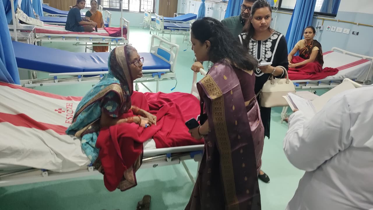 Visit of Medical Commissioner